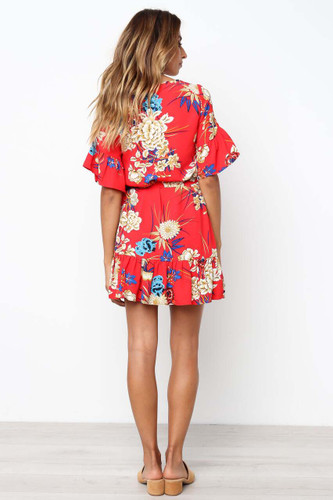 Elizabeth Dress - Red