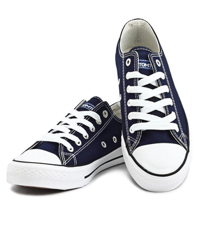 Elite Canvas Sneakers - Navy