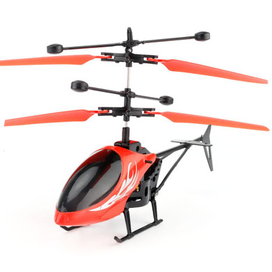 EBOYU(TM) Utoghter 69202 Flying Mini RC Infraed Induction Helicopter Aircraft Flashing Light RC Helicopter Drone for Kids RTF