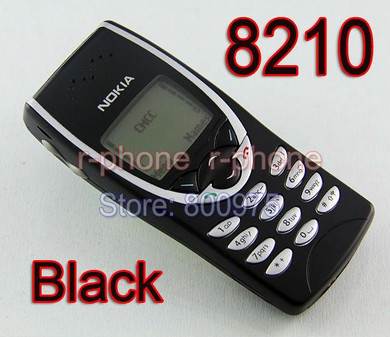 NOKIA 8210 Mobile Cell Phone Original Refurbished GSM 900/1800 Black Unlocked Wholesale Retail
