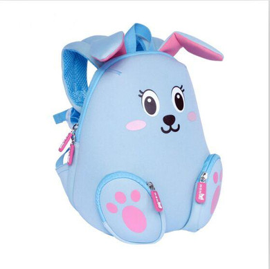 NOHOO Lovely Pink Blue Kids Backpack Waterproof Neoprene School Bags for Children mini Backpacks for Girls