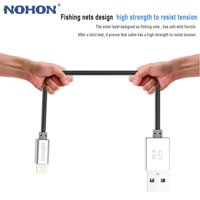 NOHON MFI For Lightning USB Cable 2.4A For Apple iPhone X 8 7 6 6S Plus iPad Fast Charging Mobile Phone USB Charger Data Cable
