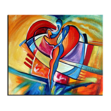 NO FRAME Printed SQUARE CUBIC ABSTRACT Oil Painting Canvas Prints Wall Painting For Living Room Decorations wall picture art