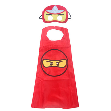 Ninja Ninjago Superhero Spiderman Batman Capes Mask Character For Kids Birthday Party Clothing Halloween cosplay Costumes 2-10Y