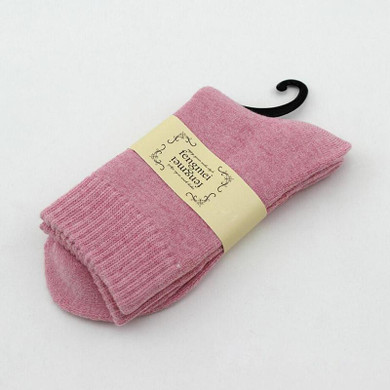2018 New Solid Winter Thermal Cashmere Socks Women Warm Rabbit Wool Socks Women's Thicken Socks Girl Casual Socks 6 pairs/lot