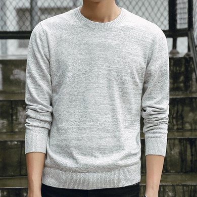 2018 New Pullovers Men Casual Autumn Spring O-Neck Cotton Quality Knitting Slim Fit Fashion Brand Clothing Mens Sweaters M-3XL