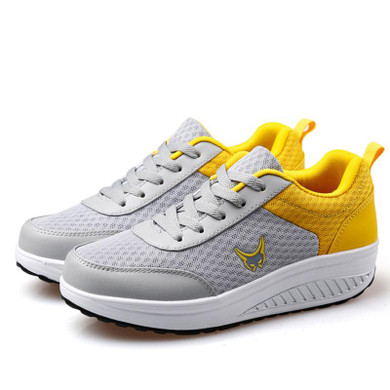 2018 NEW Fashion Casual Shoes Women Platform Shoes Height Increasing Mujer Body Shaping Slimming Swing Shoes For Female