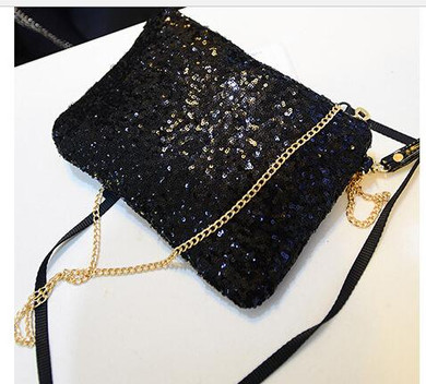 2018 New Dazzling Glitter Sparkling Bling Sequins Evening Party purse Bag Handbag Women Clutch wallet