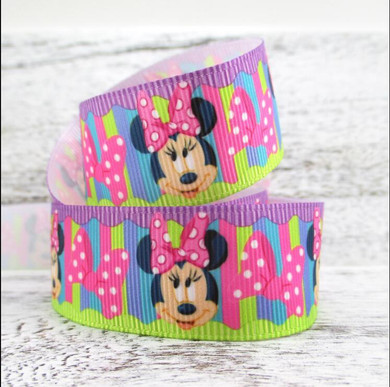 David accessories 1''25mm Cartoon printed grosgrain polyester ribbon 5 yards,DIY handmade materials,5Yc2451