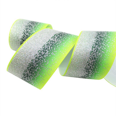 David accessories 1.5"38mm glitter rainbow polyester grosgrain tape ribbon 5yards,DIY handmade materials, 5Yc2708