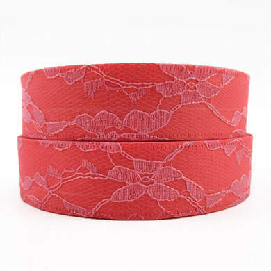 David accessories 1'' 25mm flowers series printed lace ribbon tape 25 yards,DIY handmade materials,wedding gift wrap,25Y52400