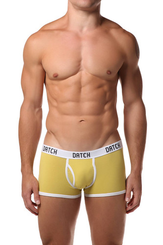 Datch Yellow Contrast Boxer Trunk