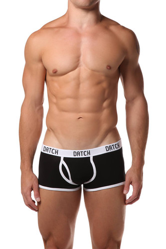 Datch Black Contrast Boxer Trunk