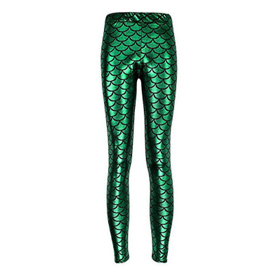 Dasbayla 2017 Summer Style Women Scale leggings Simulation Mermaid Sexy Pants 12 Color S-4XL Size Digital Print Colorful Legging