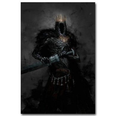 Dark Souls 1 2 3 Art Silk Fabric Poster Print 13x20 24x36inch Game Picture for Wall Decor 008