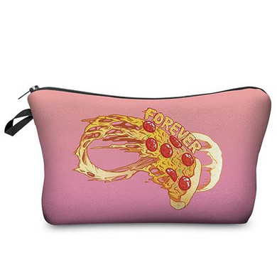 DAOXI 3D Pineapple Printing Cosmetic Bags with Zipper Makeup Organizer Necessaries for Women Travelling