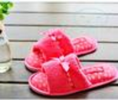 kidadndy Warm Slippers Cute Girl Print Two Colors Bow Cotton Slippers Winter Slippers Children Home Cotton Shoes LSL3016