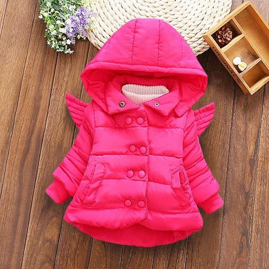 baby girl clothes pink warm coat hooded parka girls winter jacket parkas for girl kids winter coats children outerwear new 2017