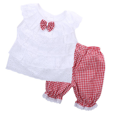 Baby girl clothes children clothing set Sleeveless Casual 2pc vest + pants kids clothes girls costume kids tracksuit outfits