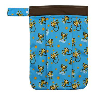 Baby Diaper Bags Printed Double Zippered Wet Dry Bag Waterproof Wet Cloth Backpack Reusable Diaper Bag for baby care