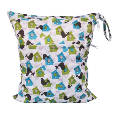 Baby diaper bag Waterproof mother bag Double Zippered Wet/Dry maternity mommy bag Reusable baby Diaper nappy Cover wet Bags
