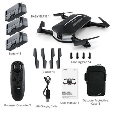 In Stock JJRC H37 Mini Baby Elfie 720P Foldable Arm WIFI FPV Altitude Hold RC Quadcopter RTF Selfie Drone VS Eachine E52 E50