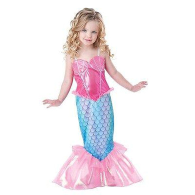 Pudcoco Baby Girls Clothes The Little Mermaid Ariel Kids Girls Dresses Princess Cosplay Halloween Costume