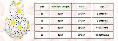 Pudcoco Baby Girl Clothes Baby Girl Cute Pineapple Print Romper Summer Cotton Jumpsuit Outfit Playsuit Baby Girl clothing