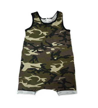 Pudcoco 2017 Baby Kids Boy Girl Infant Camouflage Romper Jumpsuit Playsuit Outfit