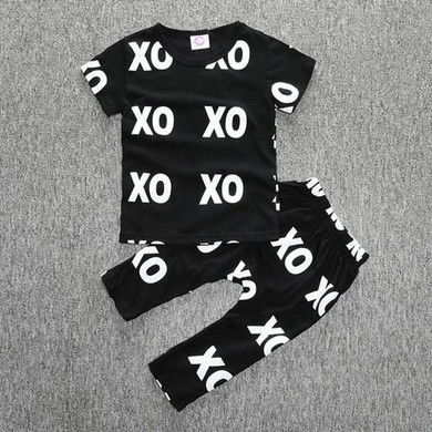 Baby Boy Clothes 2016 Brand Summer Kids Clothes Sets T-shirt+Pants Suit Clothing Set Cartoon Printed Clothes Newborn Sport Suits