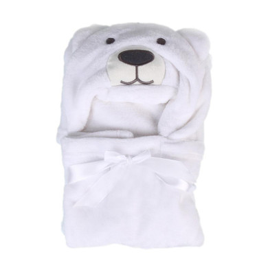 Baby Bath Towel Flannel Cartoon Kid's Hooded Bath Towels Lovely Animal Baby Super Soft Hooded Towels For Kids Birthday Gift
