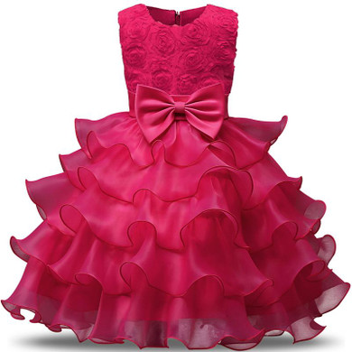 Baby 1 Year Birthday Dress Kids Clothes For Girl Party Wear Newborn Infant Christening Gowns Baptism Little Girl Events Dress