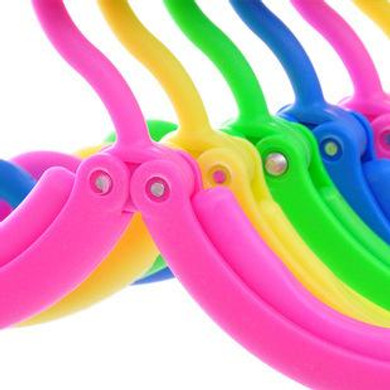 B183 portable plastic hanger travel no trace simple folding clothes rack hanger drying rack