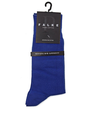 Pure Cotton Ankle Socks - Blue