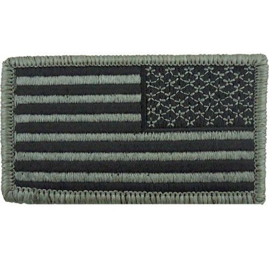 Subdued ACU U.S. Flag Patch - Reverse