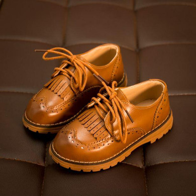 Spring Children Shoes Glowing Sneaker Girls/Boys Kids Fashion Tassel Shoes Vintage Fashion Leather Boys Child Casual Shoes