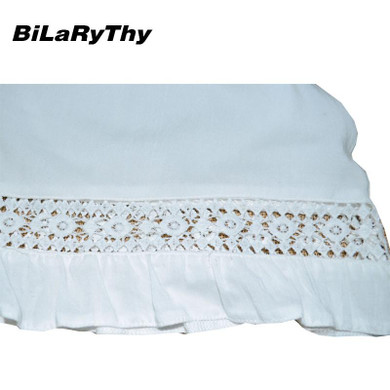 Spring Autumn Women White Mini Casual Dress Sexy O Neck Three Quarter Sleeve Lace Spicing Loose Beach Dresses