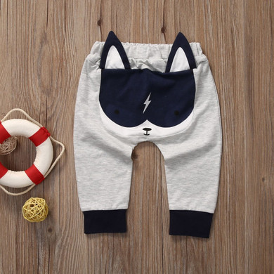 Baby Girls Boys Pants Cotton Harem Pants Cartoon Casual Toddler Baby Bottoms Pants Boys Girls Cartoon Harem Pants Trousers