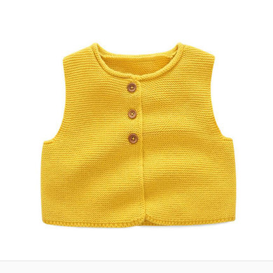 baby girl vest waistcoat spring autumn blue sleeveless sweater for boys red knitted cardigan infant clothes baby boy clothing