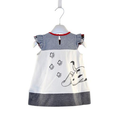Baby Girl Toddler Summer Cartoon Dresses Girls Kids One-piece Summer Dress Braces Clothes