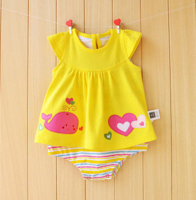 Baby Girl Rompers Summer Girls Clothing Sets Roupas Bebes Flower Newborn Baby Clothes Cute Baby Jumpsuits Infant Girls Clothing