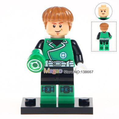 Single Sale XH746 Green Lantern Reverse-Flash Power Girl Gooster Gold Super Hero Building Blocks Toys Children Gift Toys X0177