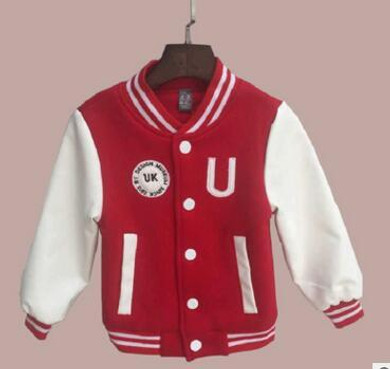 Spring Autumn 2017 Sprot Boys Jacket Baseball Children School Uniform Jackets Baby Boy Coat Outwear Teenager Clothing Kids Coats