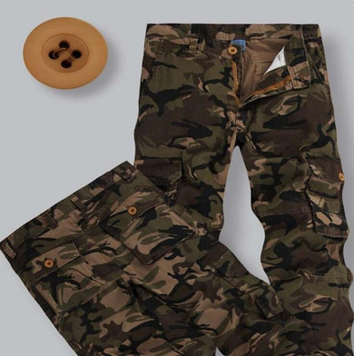 Group-buying!!!! Hot Selling brand Men's Pocket army camouflage pants men cargo trousers camo military pants wholesale