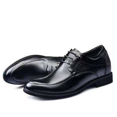 GOG men leather shoes elevator shoes 8cm genuine leather mens formal shoes mens oxfords mens classic shoes oxford men