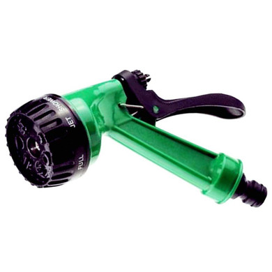7 Way Patterns Heavy Garden Hose Water Pressure Sprayer Gun Nozzle Adjustable Sprinkler Head Car Washing