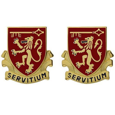 642nd Support Battalion Unit Crest (Servitium)