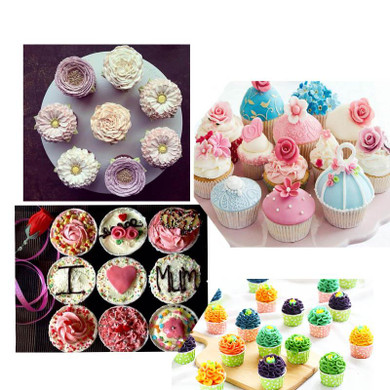 62pcs/Set Stainless Steel Pastry Nozzles Cake Decorating Tools Russian Tips Icing Piping Pastry Tips Confectionery Cupcake Tools