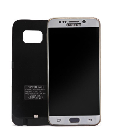6000MAH Samsung S7 Charging Cover - Black