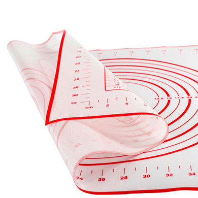 60*40CM Non-Stick Silicone Baking Mats Fibreglass Liners Pad Rolling Dough Cutting Pizza Dough Fondant Cake Pastry Tools